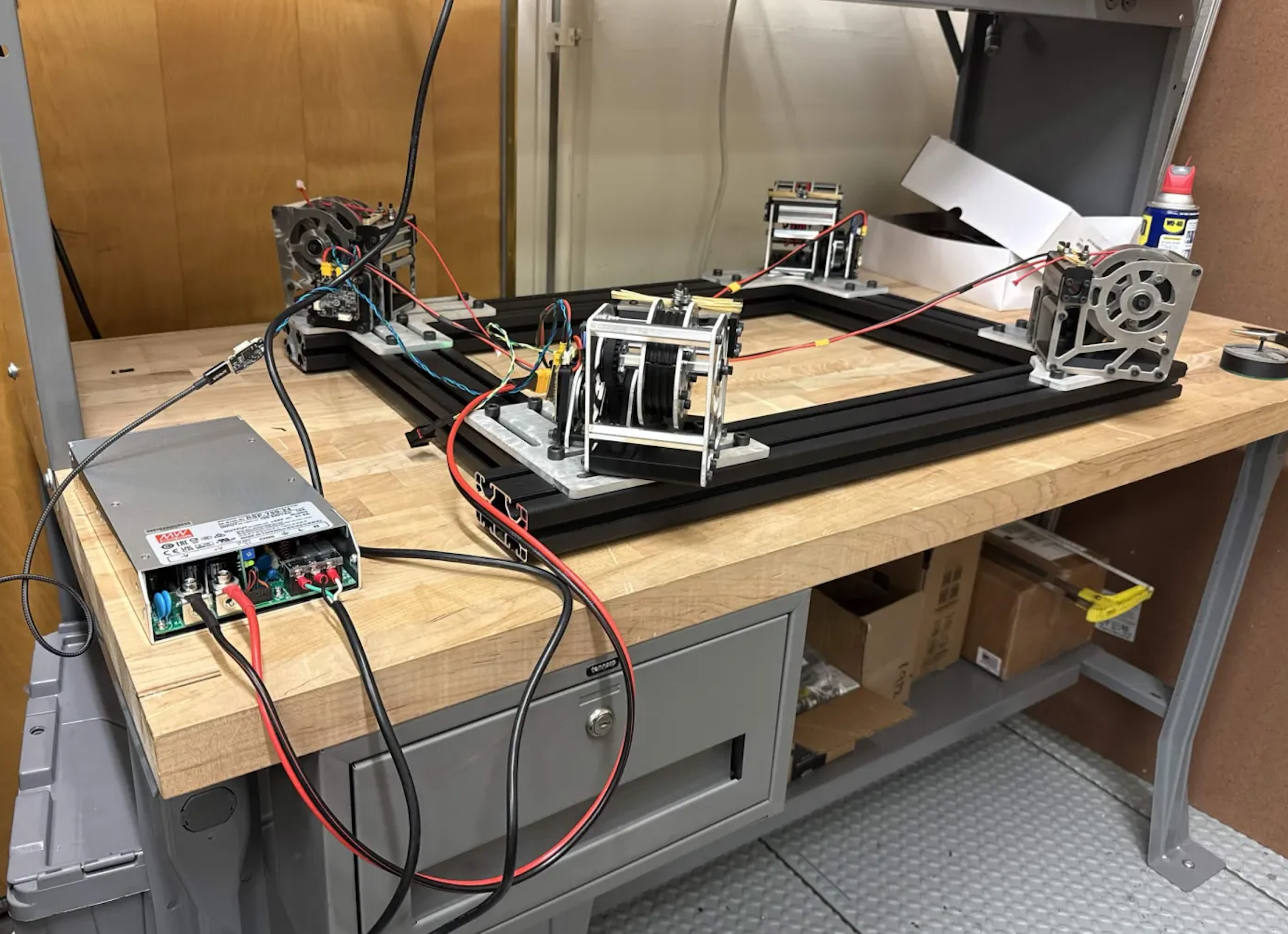 First power-on of the drive