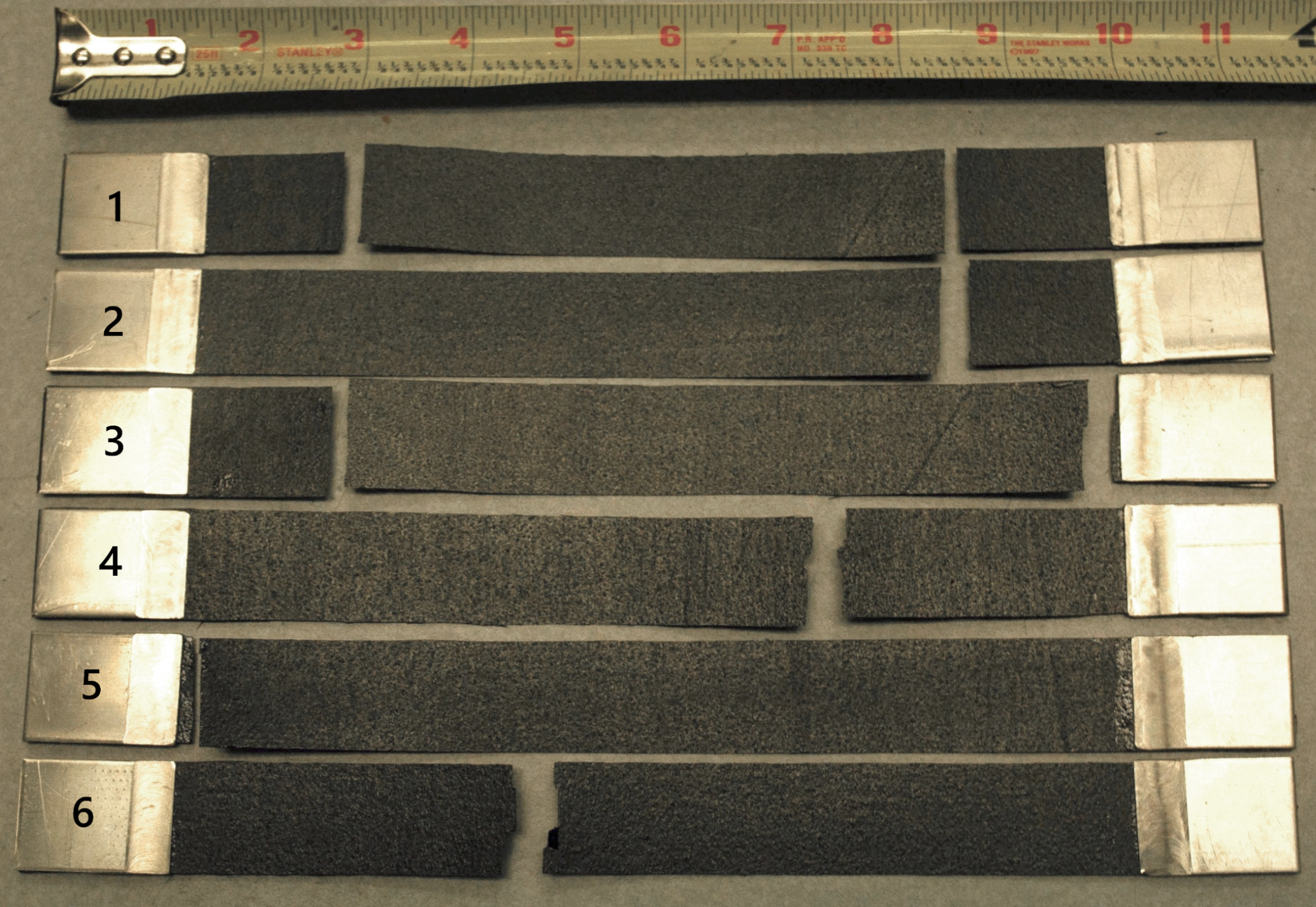 Specimens Before Testing